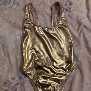 Aerie Gold Swimsuit